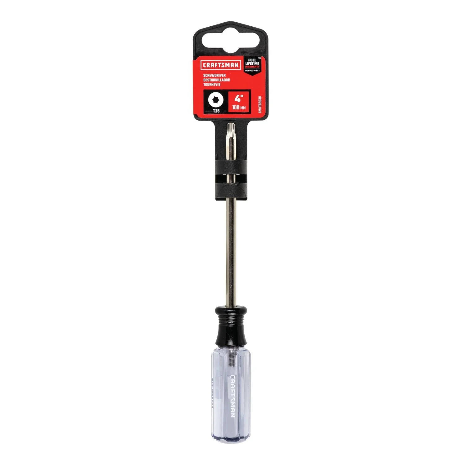 Craftsman T25 Torx Screwdriver, 4-inch Shaft, Durable Alloy Steel - Image 4