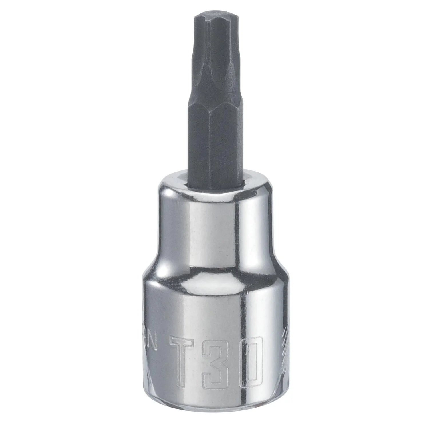 Craftsman T30 Torx Bit Socket, 3/8 in. Drive, 6 Point, Polished Chrome