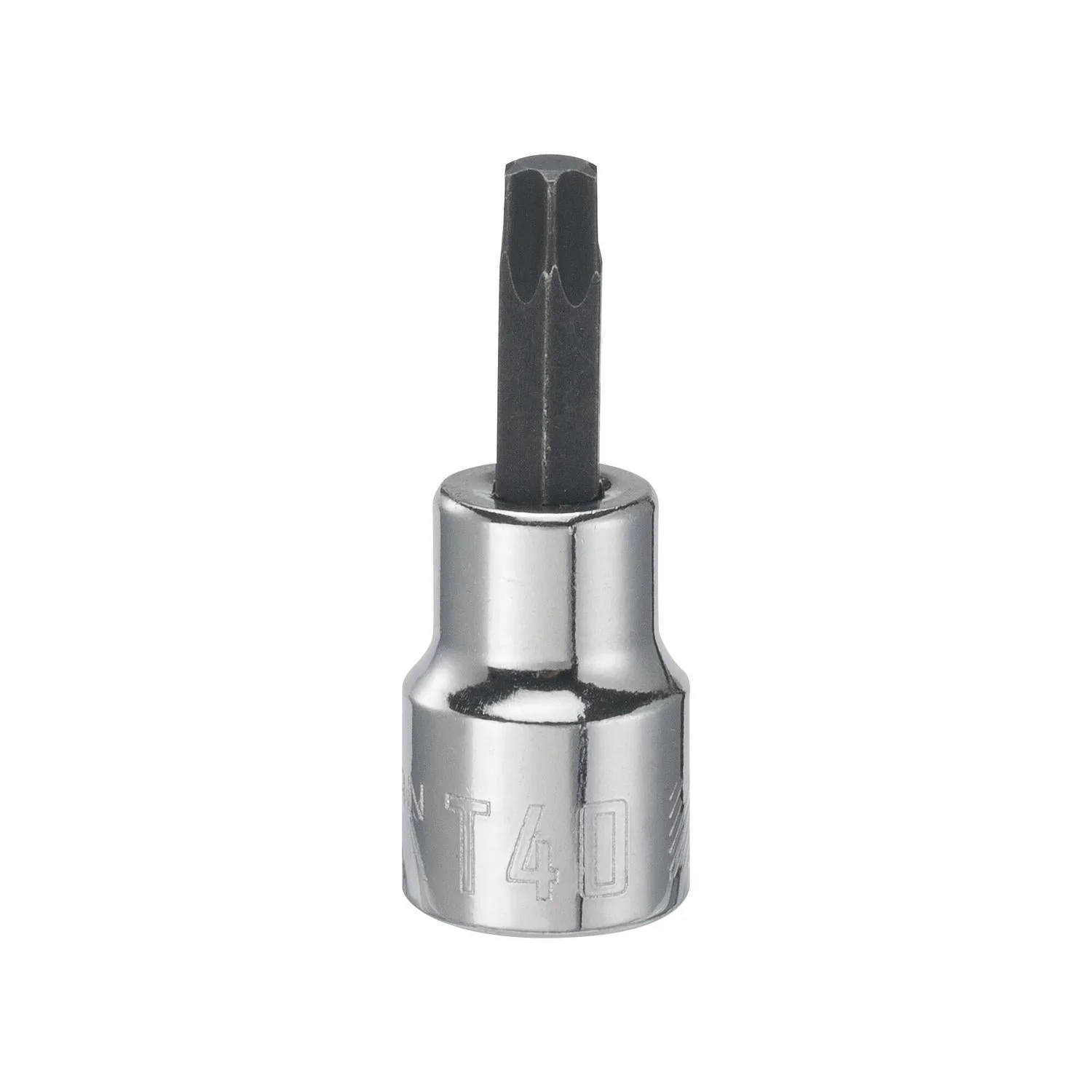 Craftsman T40 Torx Bit Socket, 3/8 in. Drive, 6 Point, Polished Chrome