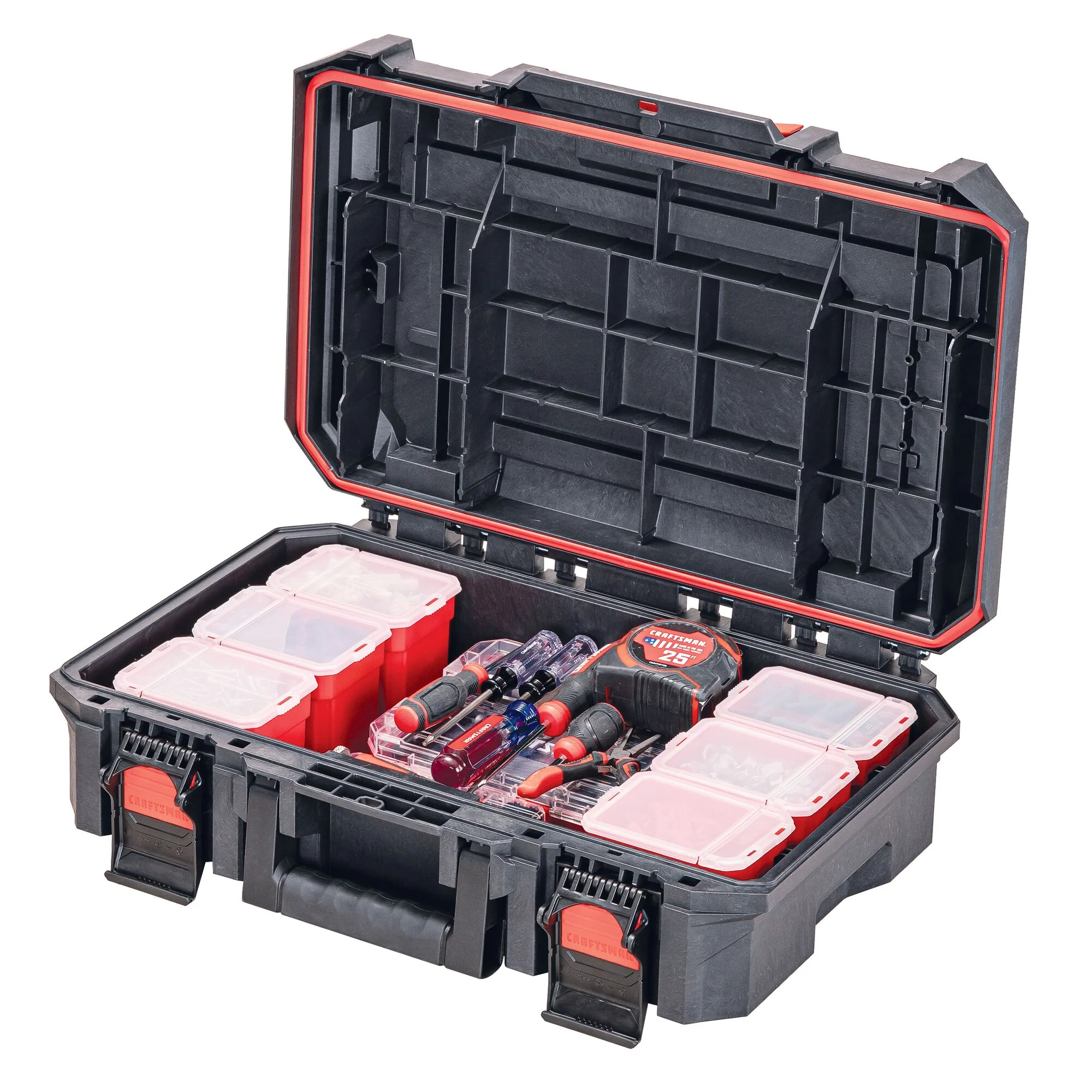CRAFTSMAN TRADESTACK System 22.6-in W x 31.9-in H Structural Foam Rolling, Lockable Tool Box with Wheels - Image 5