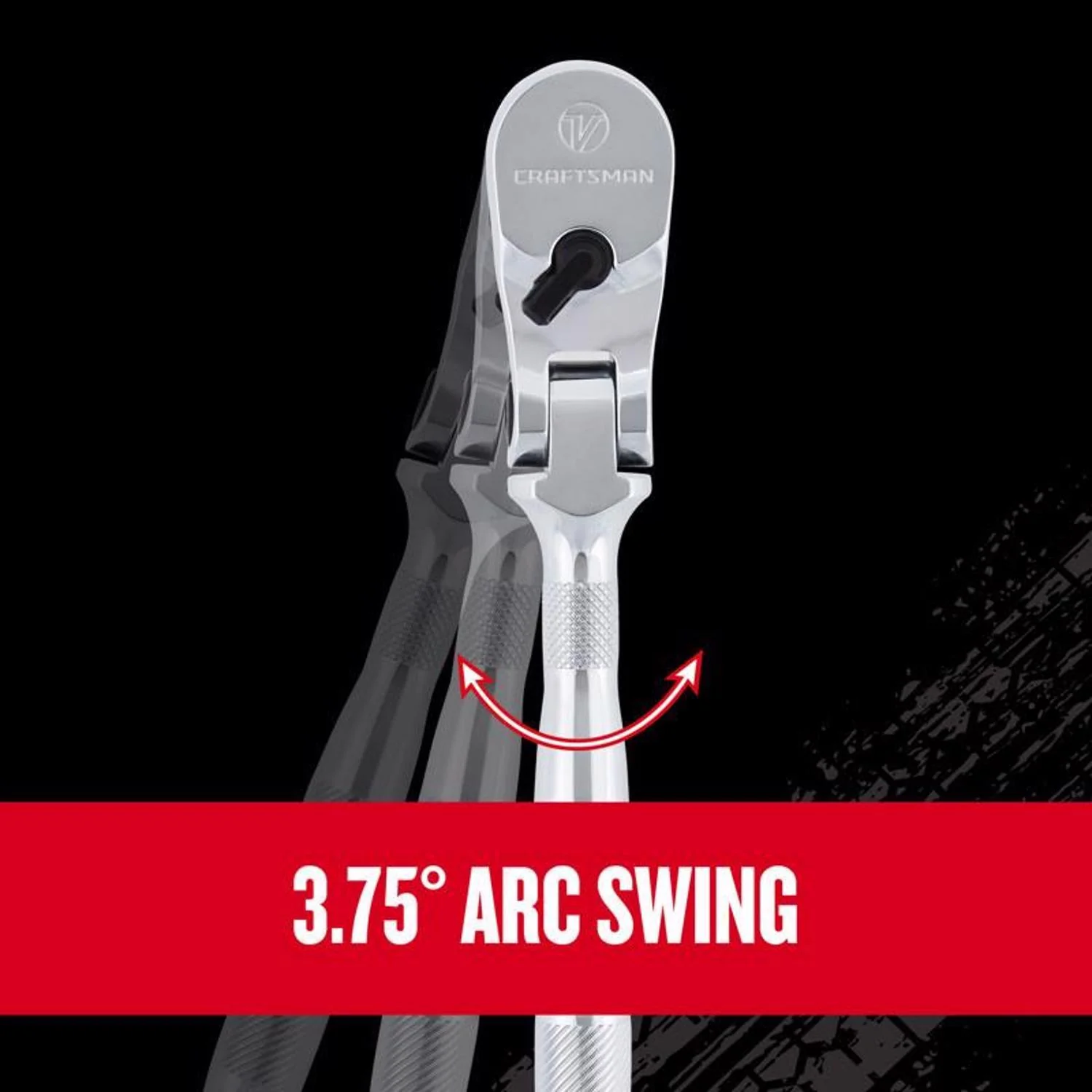 Craftsman V-Series 3/8 in. Drive Flex Head Ratchet, 96 Teeth - Image 5