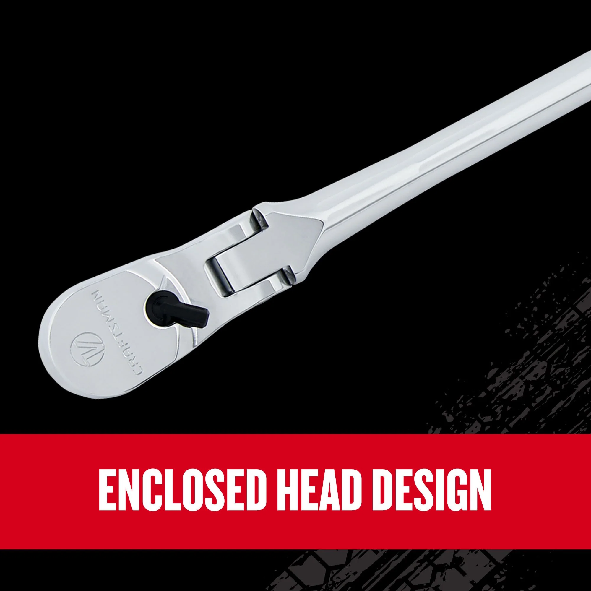 Craftsman V-Series Flex Head Ratchet Set, 3-Piece – 1/4-in, 3/8-in & 1/2-in Drive - Image 4