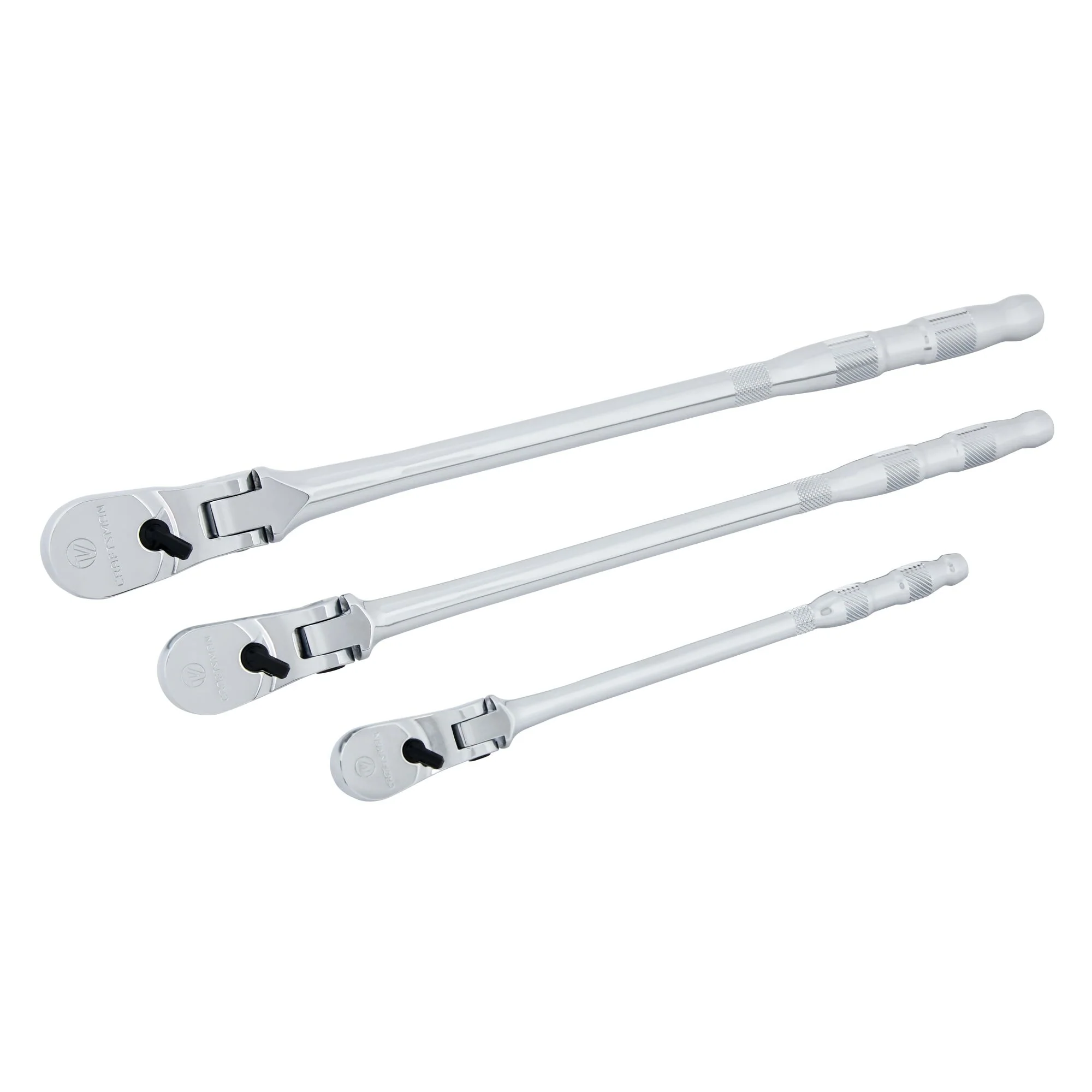 Craftsman V-Series Flex Head Ratchet Set, 3-Piece – 1/4-in, 3/8-in & 1/2-in Drive - Image 8
