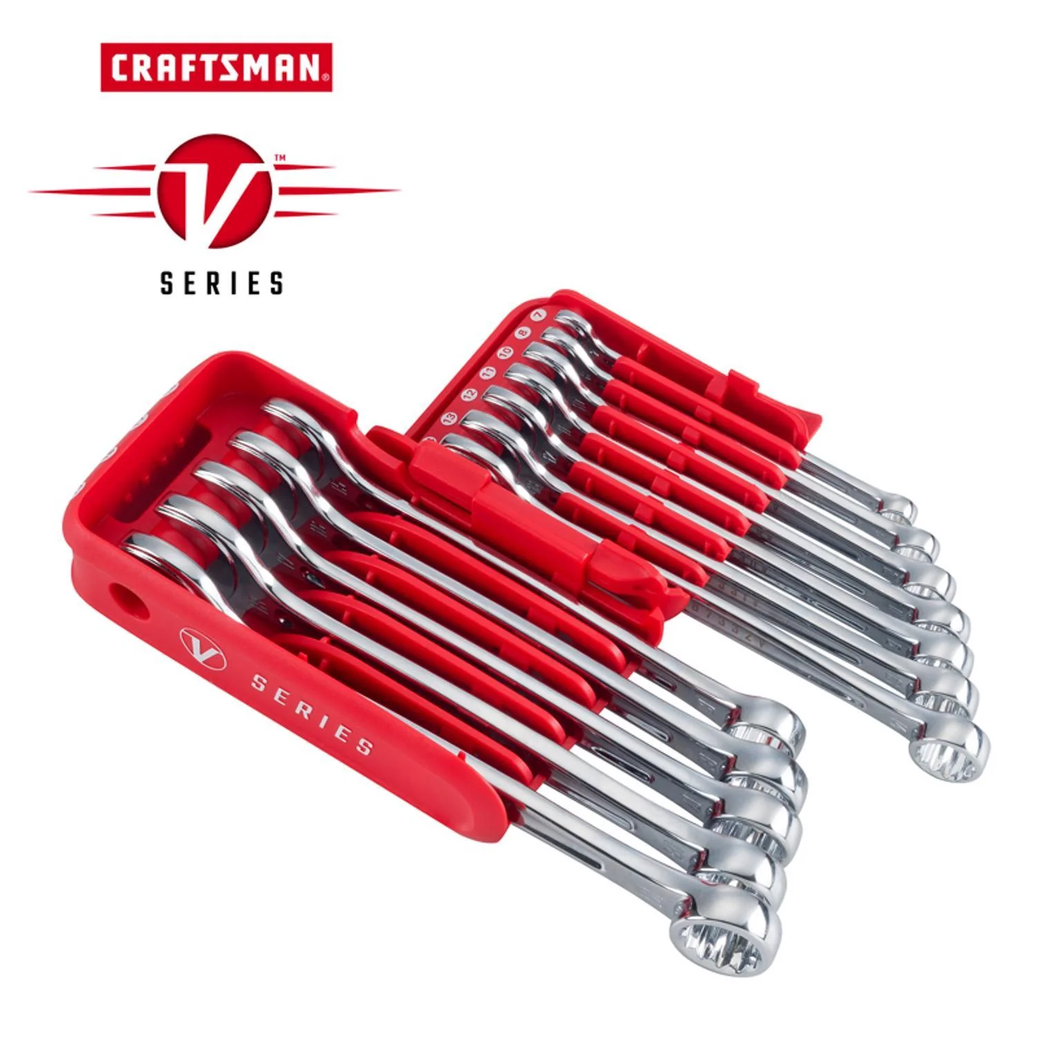 Craftsman V-Series Metric I-Beam Combination Wrench Set, 12-Piece - Image 7