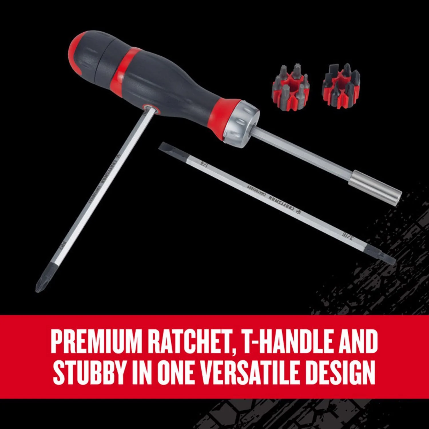 Craftsman V-Series X-Tract Technology 3-in-1 Ratcheting Screwdriver Set, 16 pc - Image 3
