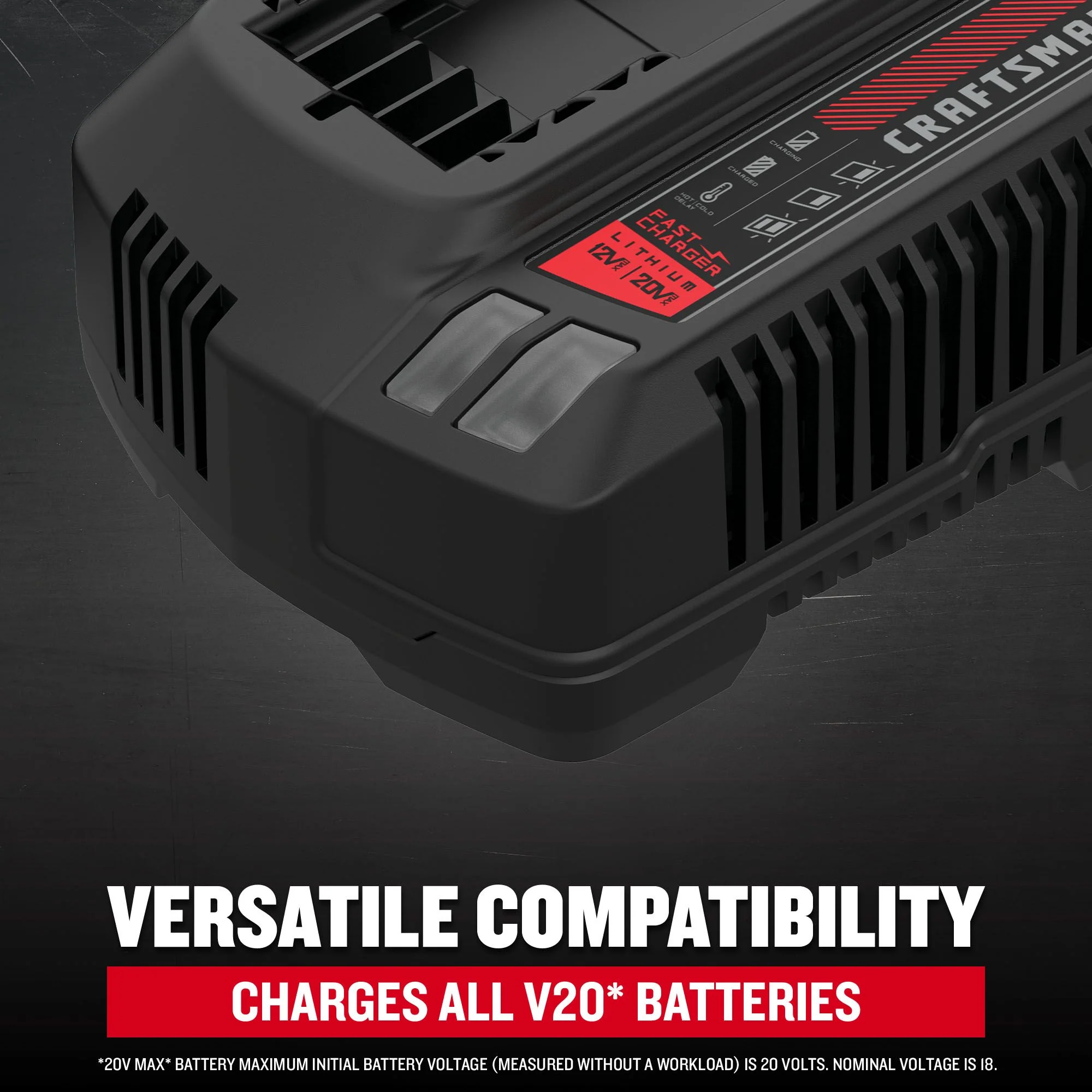 CRAFTSMAN V20 20-Volt Max 4.0Ah Lithium-Ion Battery & Charger Kit - Image 6