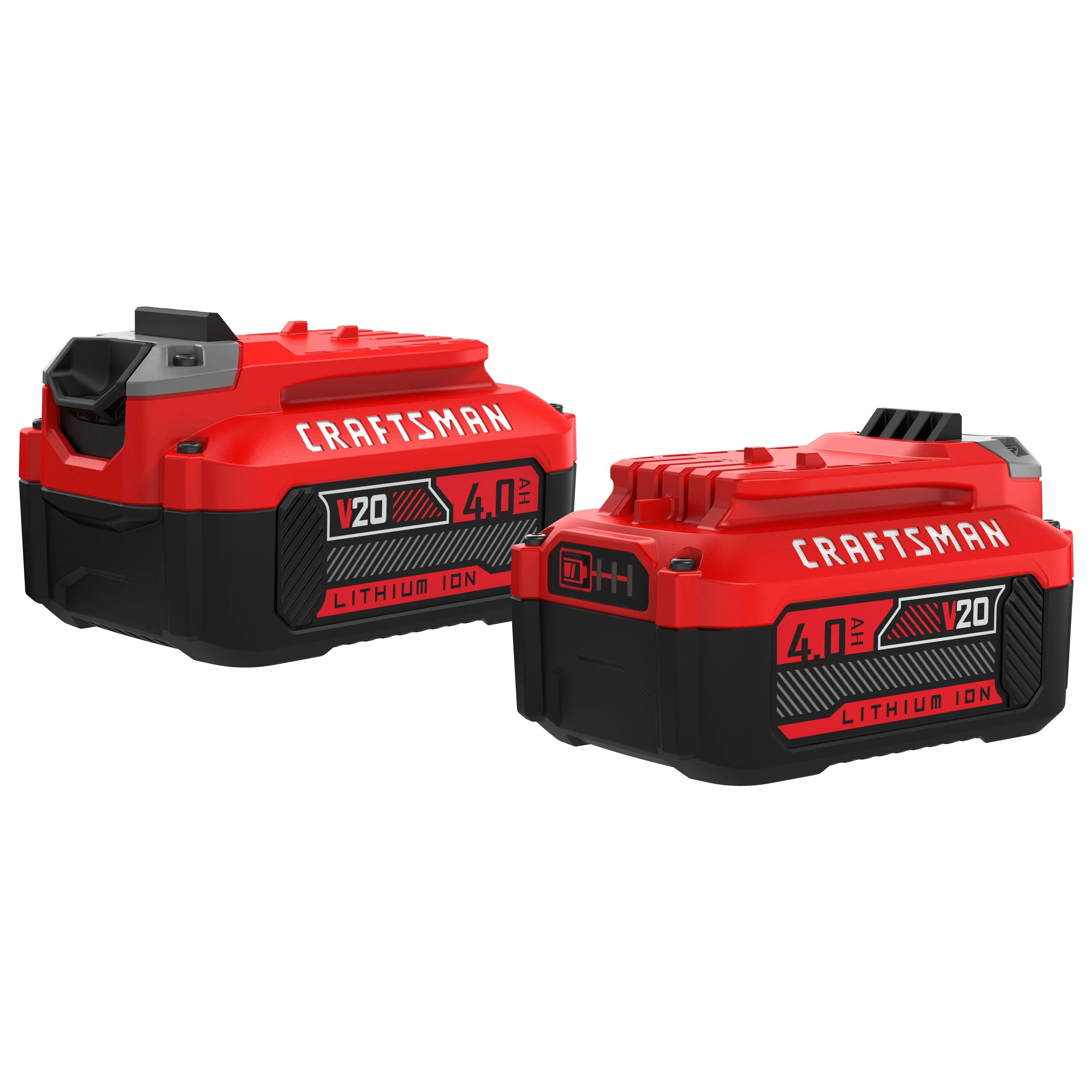 CRAFTSMAN V20 20-Volt Max Lithium-Ion Battery Pack, 4.0Ah, 2-Pack (CMCB204-2)