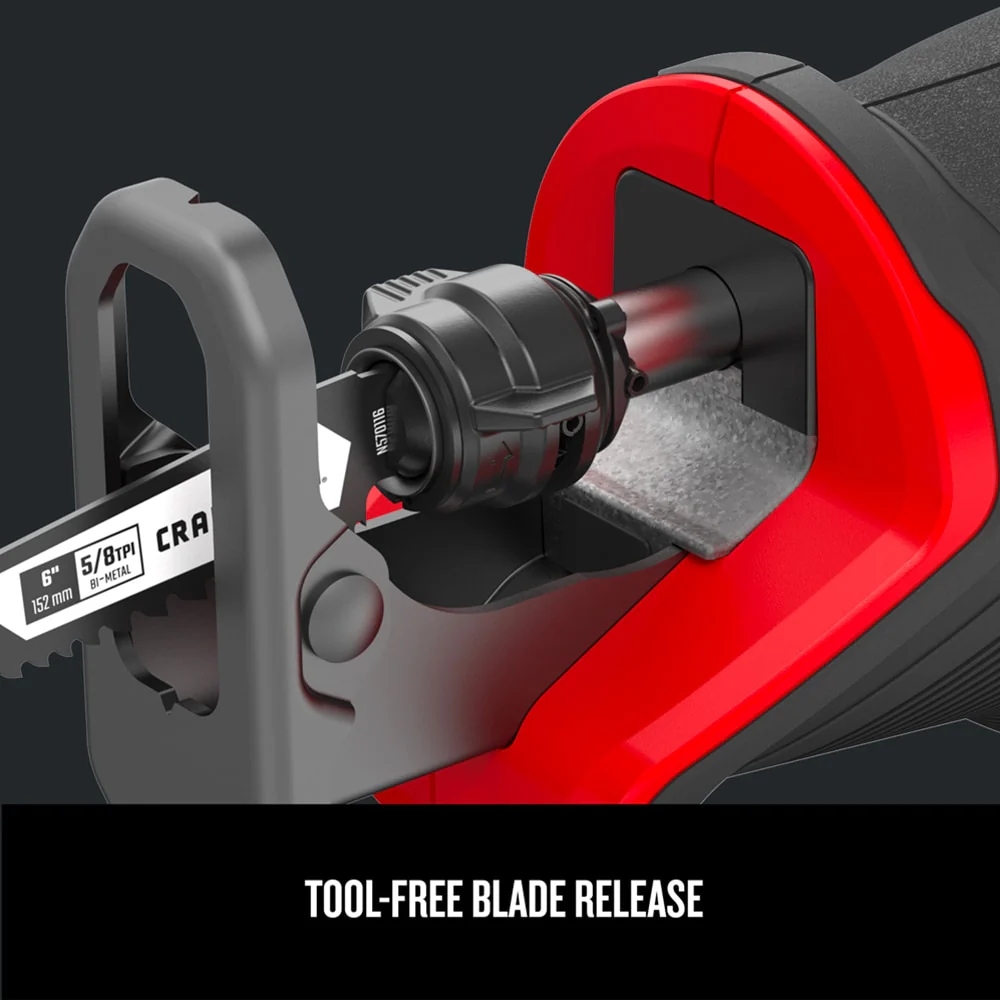 CRAFTSMAN V20 20-Volt Max Variable Speed Cordless Reciprocating Saw, Bare Tool (CMCS300B) - Image 3