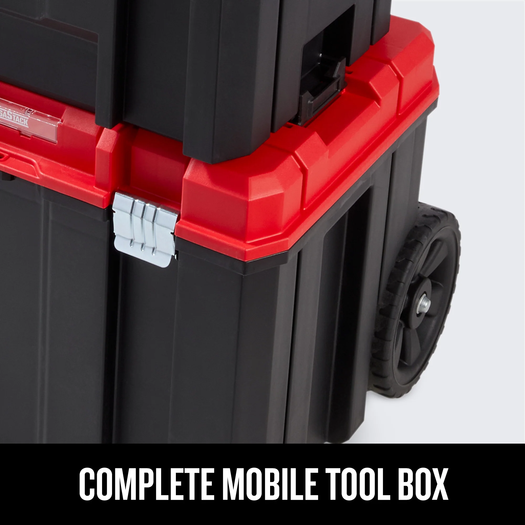 CRAFTSMAN VERSASTACK 17-in W x 30.9-in H x 20.15-in D Black Plastic/Metal Rolling Lockable Tool Box Tower - Image 7