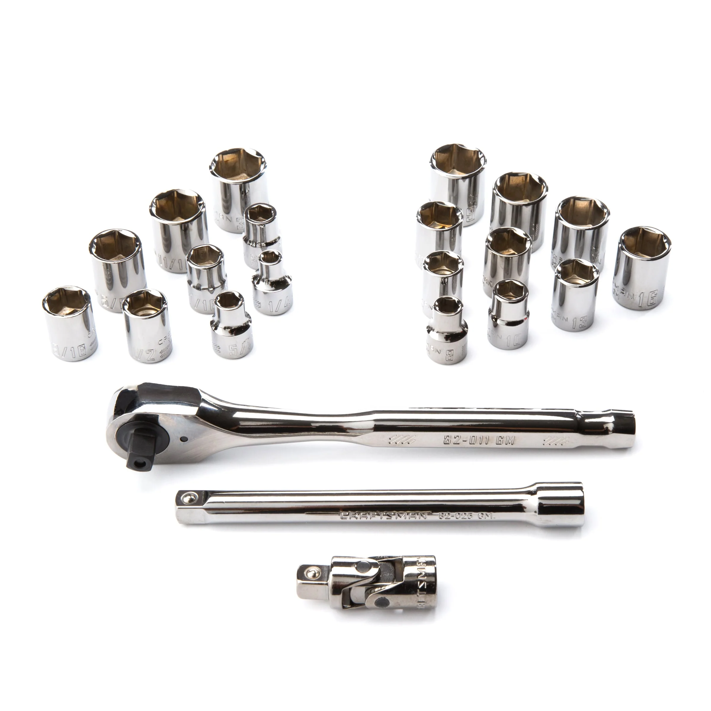 CRAFTSMAN VERSASTACK 22-Piece Standard (SAE) and Metric Gunmetal Chrome Mechanics Tool Set with Hard Case - Image 4