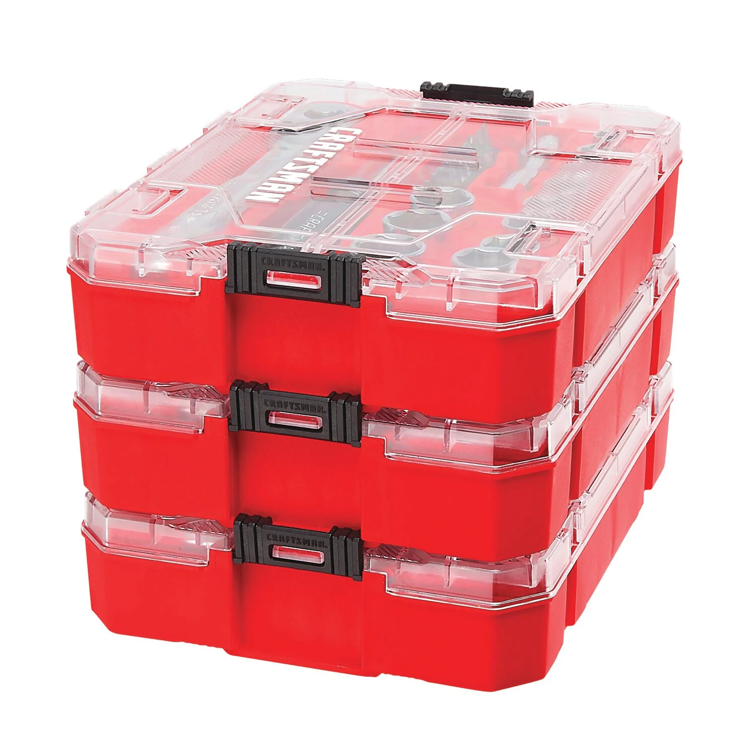 Craftsman VERSASTACK 24-Piece 3/8-in Drive Metric Mechanics Tool Set, 6-Point Sockets with Hard Case - Image 8
