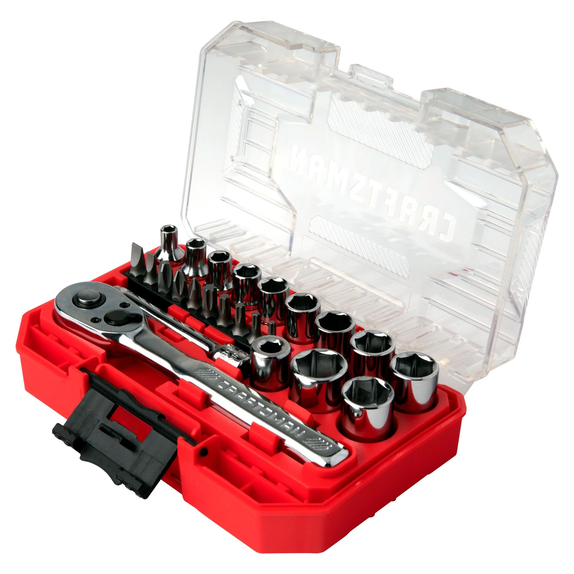 CRAFTSMAN VERSASTACK 24-Piece Metric Polished Chrome Mechanics Tool Set with Hard Case - Image 8