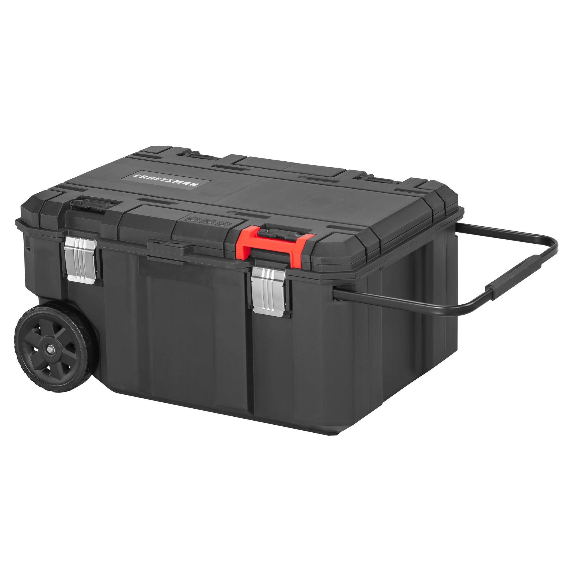 CRAFTSMAN VERSASTACK 30.4-in Black Polypropylene Rolling Lockable Tool Box