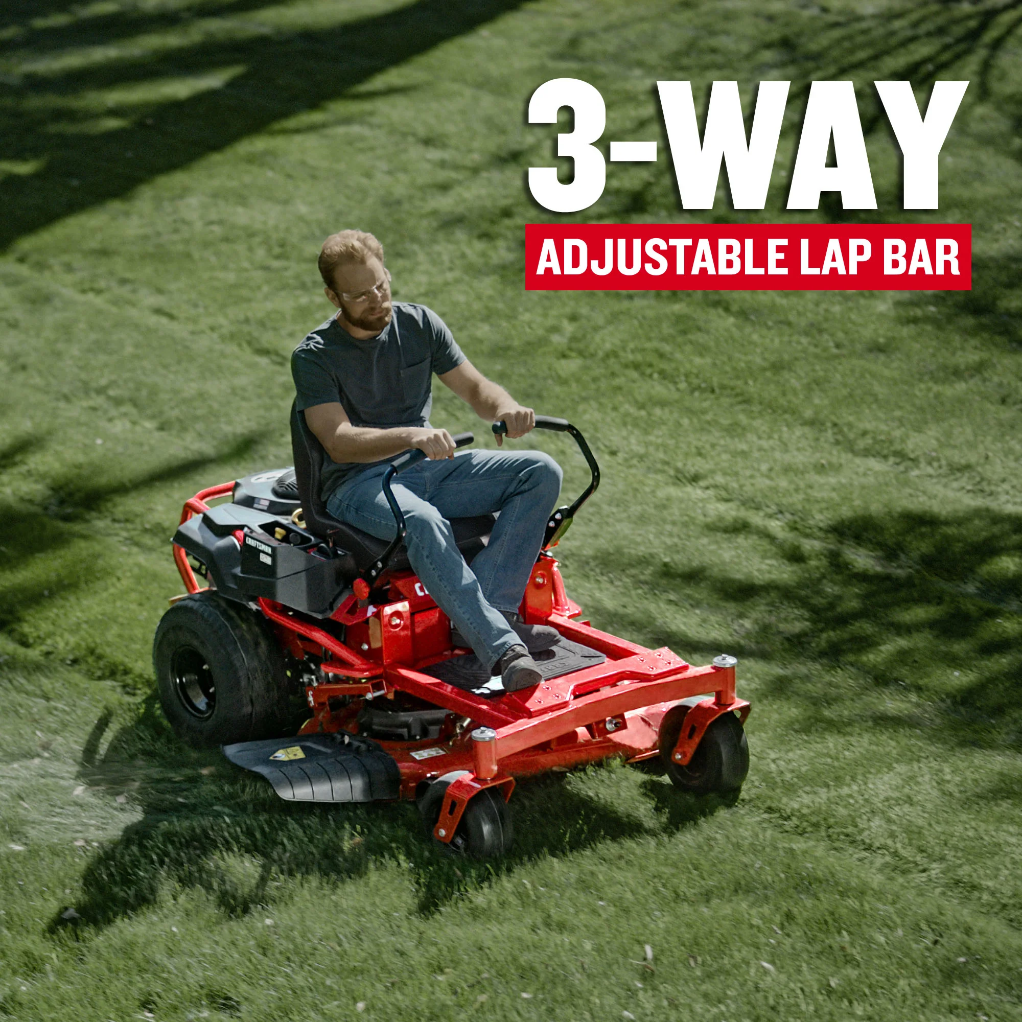 Craftsman Z5400 46-in 22-HP V-Twin Gas Zero-Turn Riding Lawn Mower with Kohler 7000 Engine - Image 5