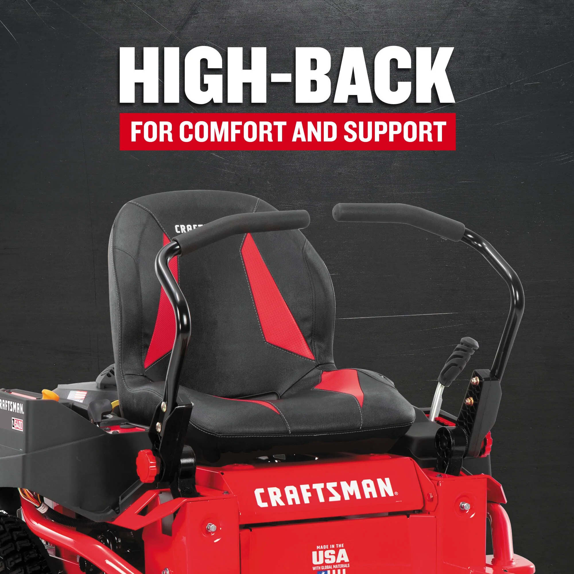 Craftsman Z5400 46-in 22-HP V-Twin Gas Zero-Turn Riding Lawn Mower with Kohler 7000 Engine - Image 7