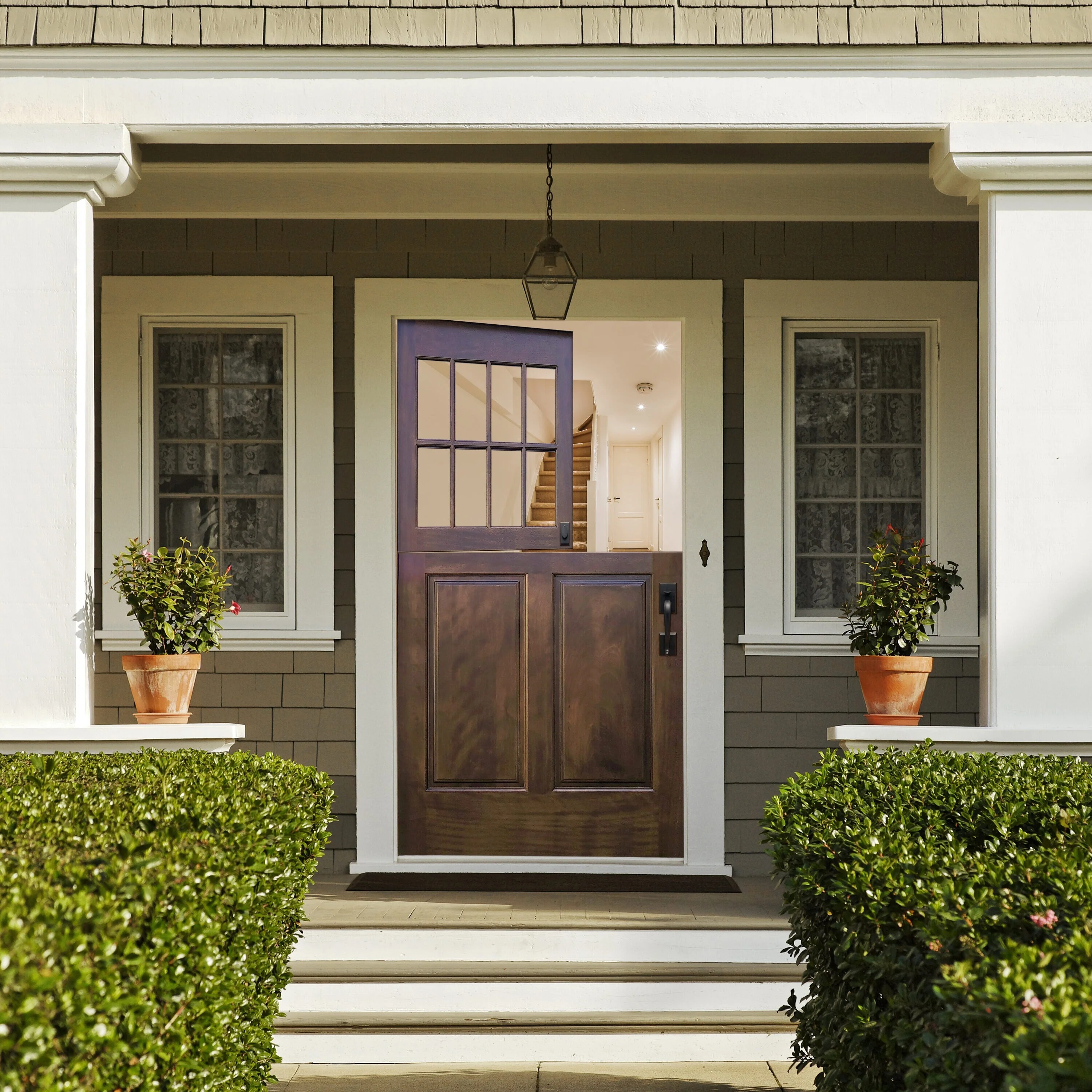 Creative Entryways 2/3 Lite Left-Hand Inswing Unfinished Prehung Dutch Front Door - Image 4