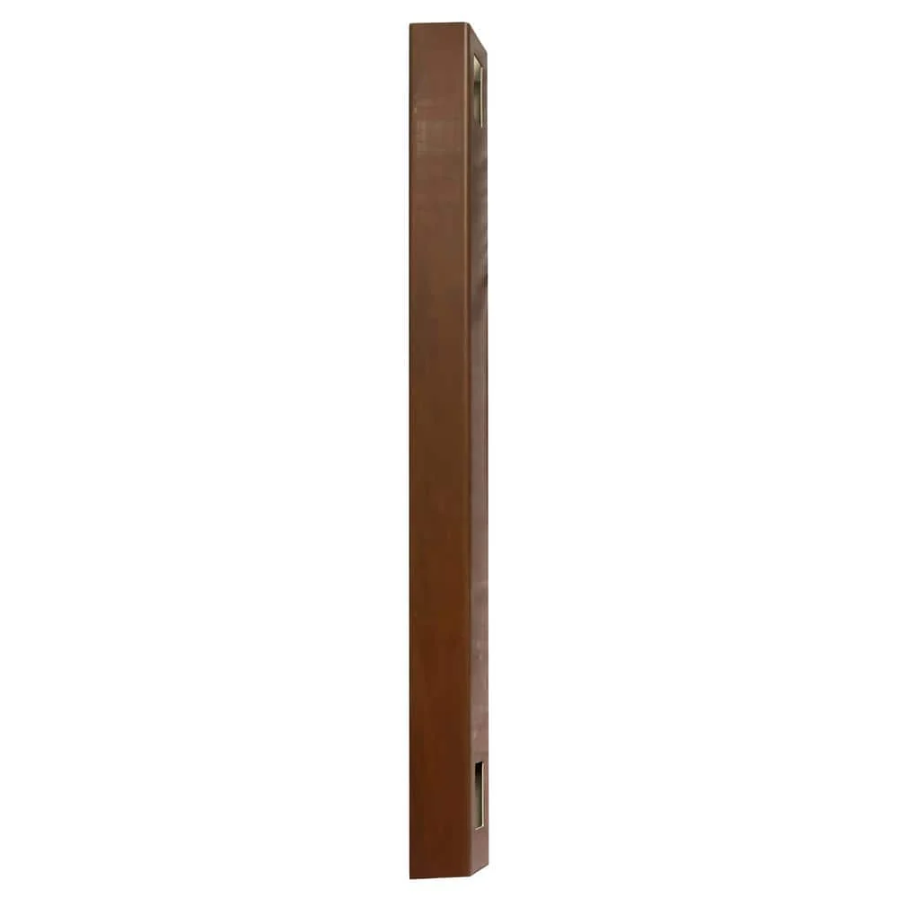 CREATIVE SURFACES Woodgrain Vinyl Hickory Fence Post with Aluminum Insert, 5x5x8 ft. - Image 2