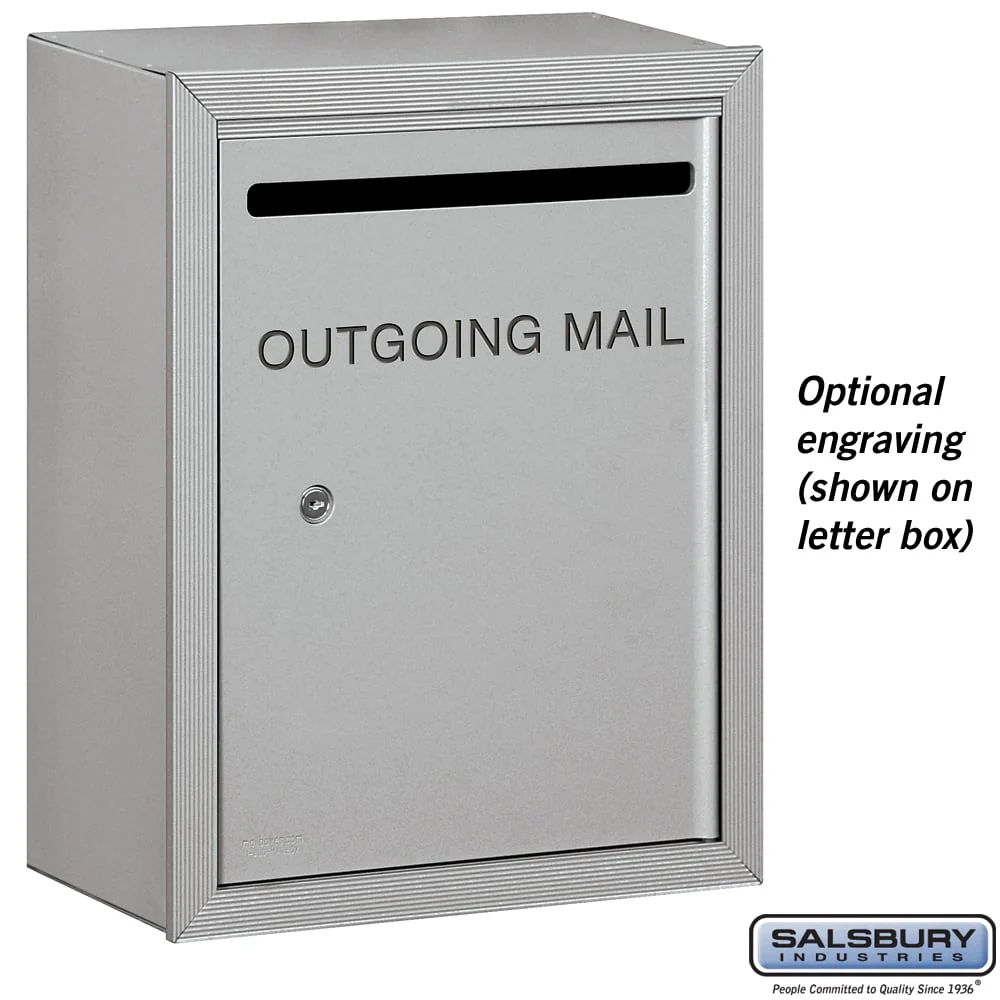 Custom Black-Filled Door Engraving for Letter Box