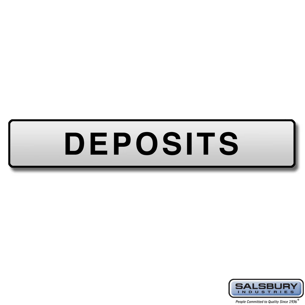 Custom Engraved Self Adhesive Placard for Courier Box
