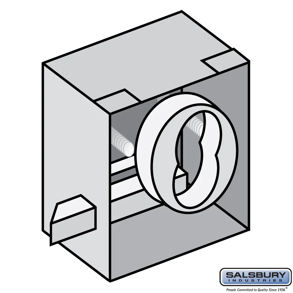 Custom Lock Cylinder Installation for 4B+ Horizontal Mailbox Door - Cylinder and Housing Provided By Owner