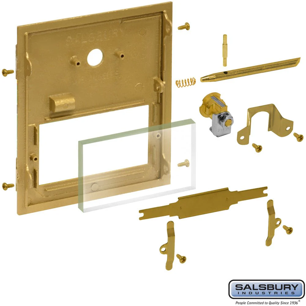 Plastic Window for Brass Mailbox Door - Tan - Image 2