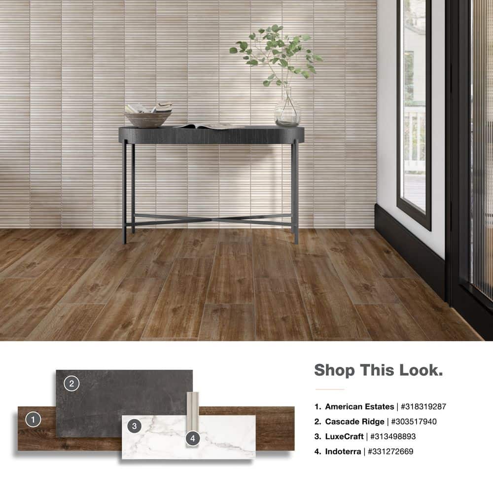 Daltile LuxeCraft Calacatta Gold Marble 8 in. x 24 in. Glazed Ceramic Wall Tile (13.3 sq. ft./Case) - Image 6