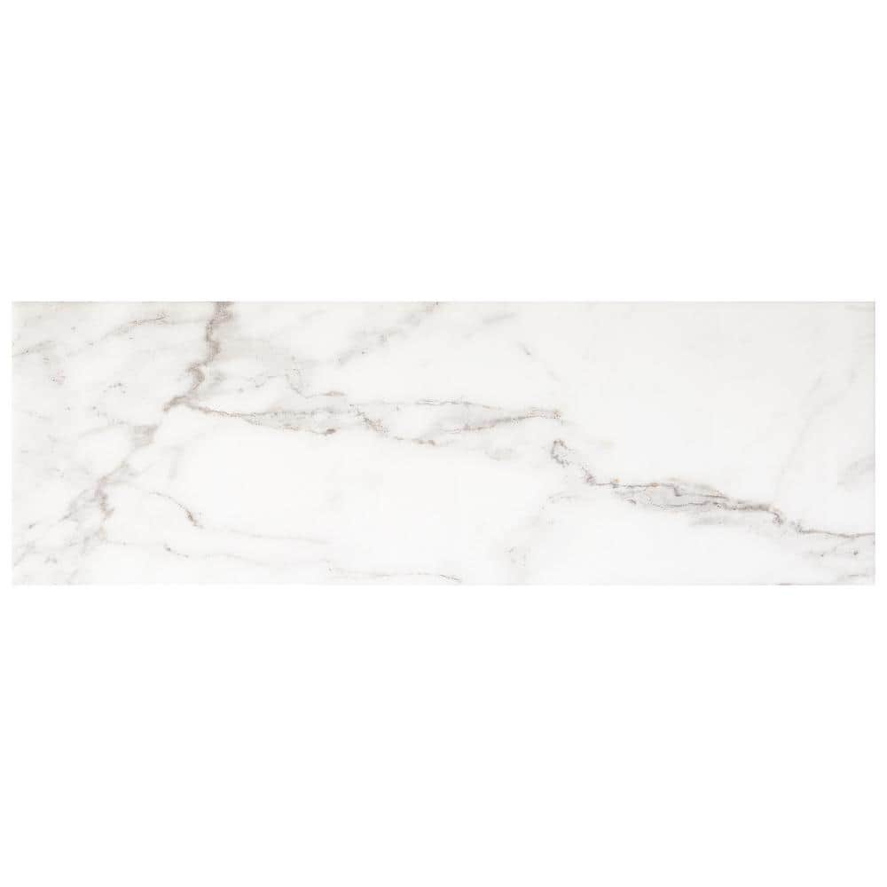 Daltile LuxeCraft Calacatta Gold Marble 8 in. x 24 in. Glazed Ceramic Wall Tile (13.3 sq. ft./Case) - Image 8