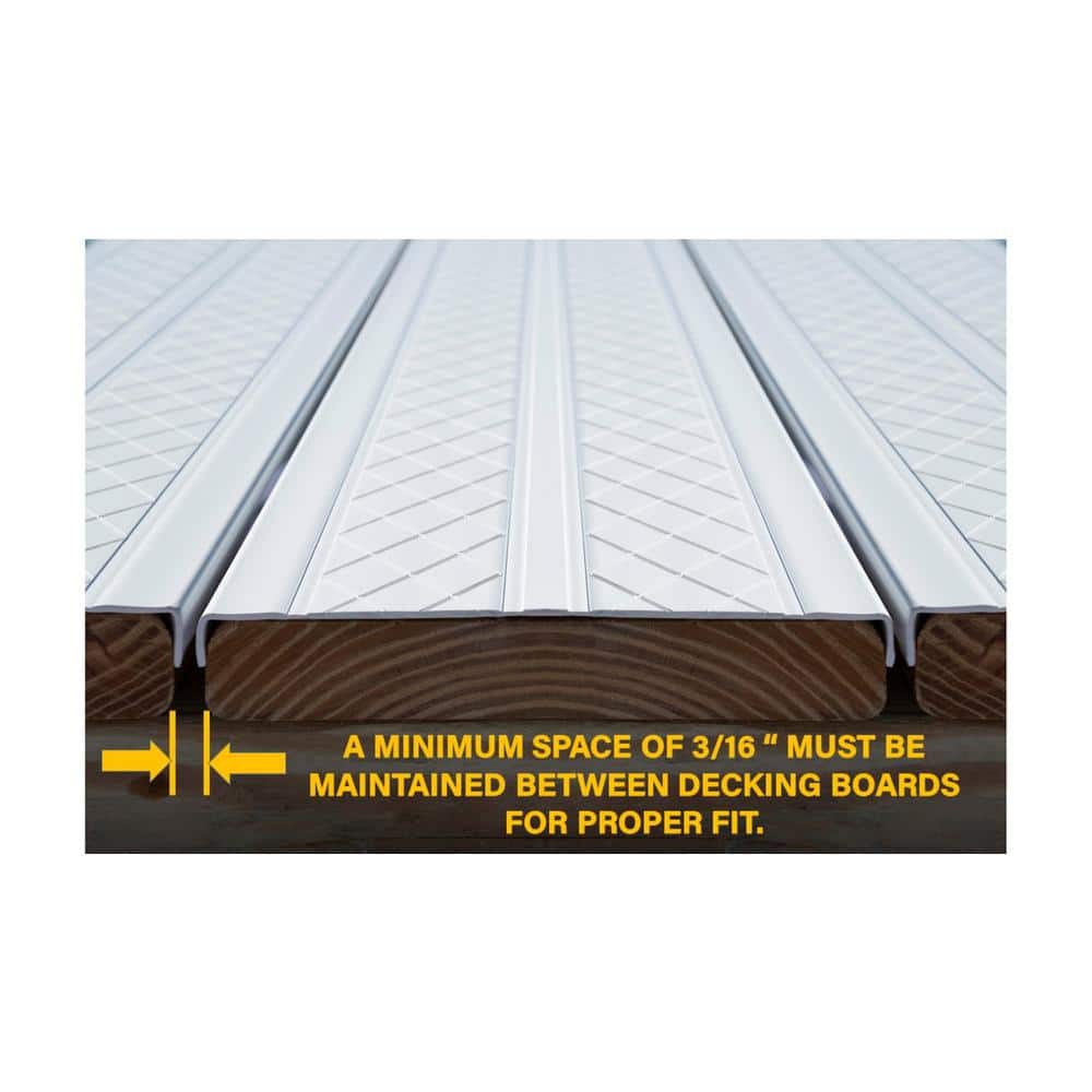 Deck-Top 8 ft. Harbor Grey PVC Decking Board Covers for Composite and Wood Patio Decks (10-Pack) - Image 10