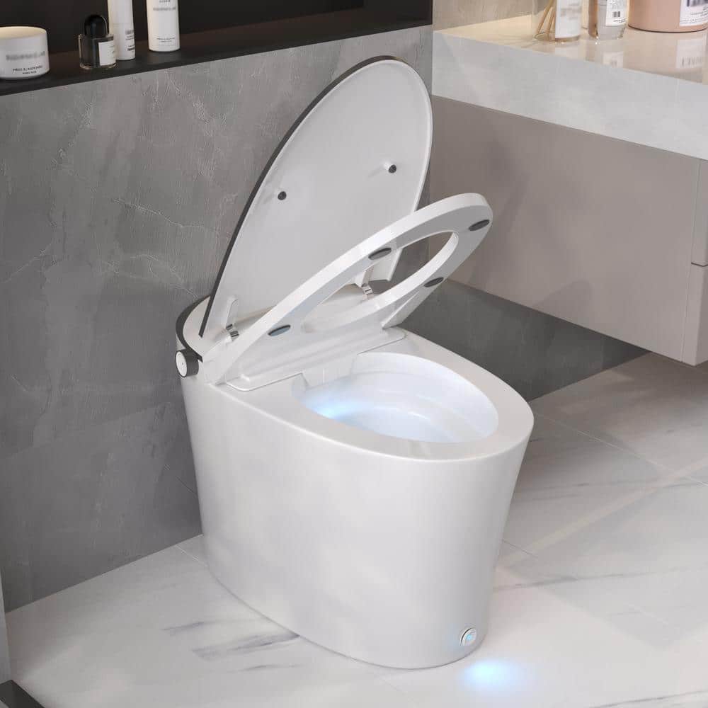 DEERVALLEY 1.28 GPF Smart 1-Piece Toilet with Heated Seat & Auto Flush - Image 2
