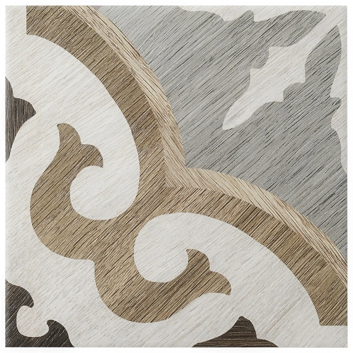 Delancey Briar Oak Multicolor 8x8 Matte Porcelain Tile - Lux Tile - Image 3