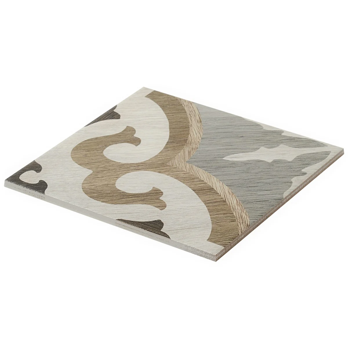 Delancey Briar Oak Multicolor 8x8 Matte Porcelain Tile - Lux Tile - Image 4
