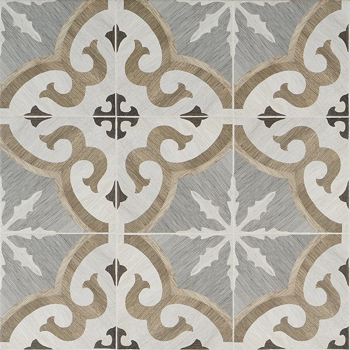 Delancey Briar Oak Multicolor 8x8 Matte Porcelain Tile - Lux Tile - Image 6
