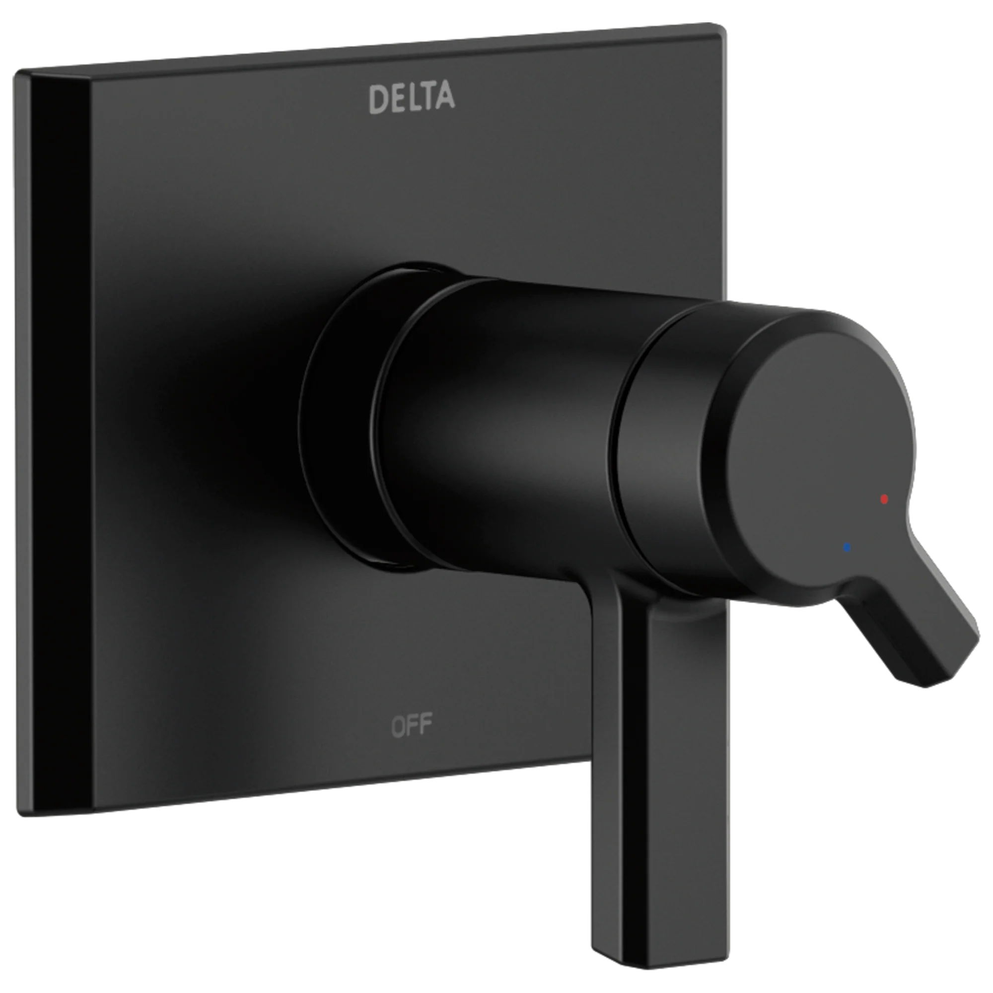 Delta 0.5-in Matte Black Bathtub/Shower Escutcheon