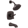 Delta 0.5-in Venetian Bronze Bathtub/Shower Mixer, H2Okinetic, Monitor, Trim Kit T144766-RB - Image 2