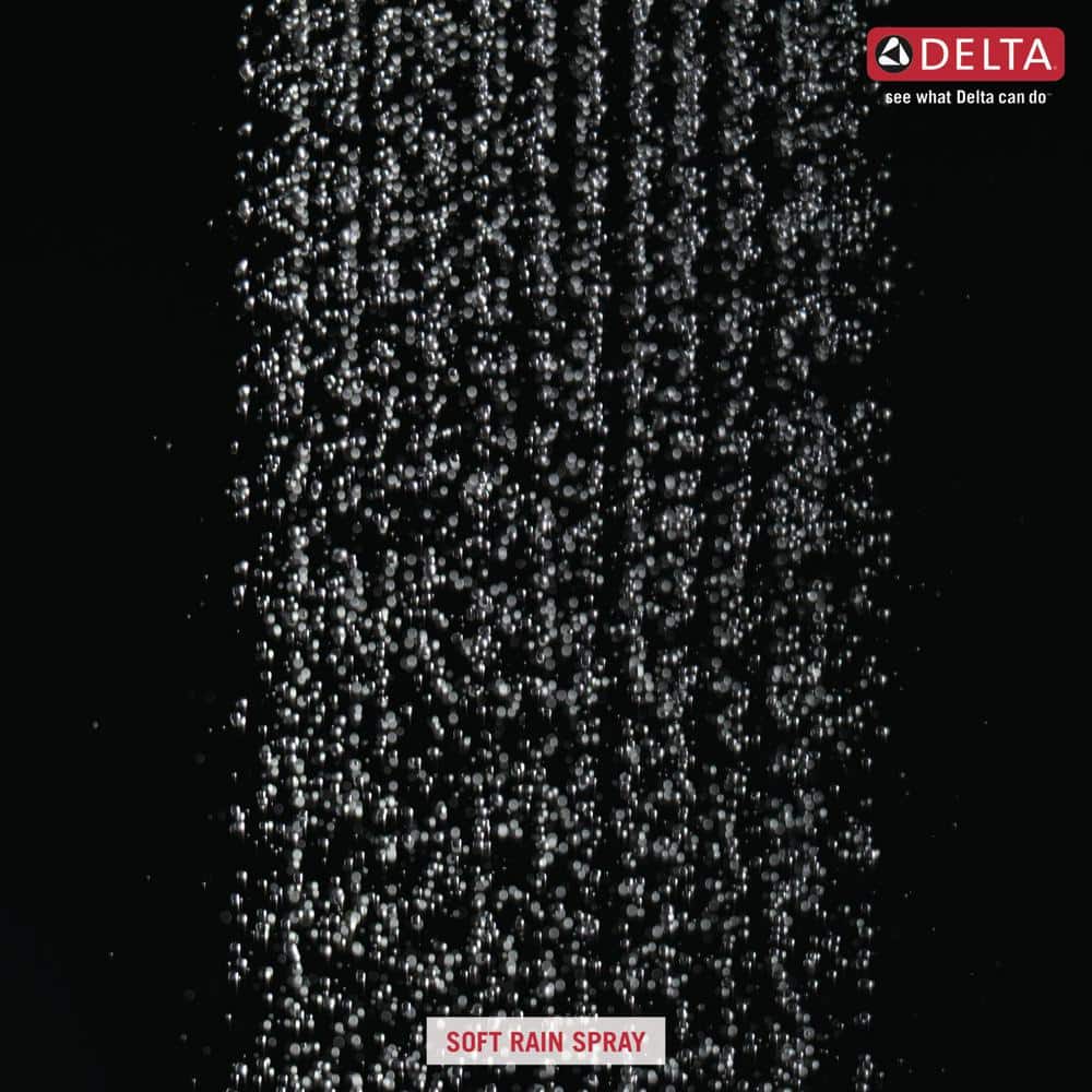 Delta 1-Spray 11.8 in. Single Wall-Mount Fixed Rain Shower Head in Venetian Bronze - Image 4