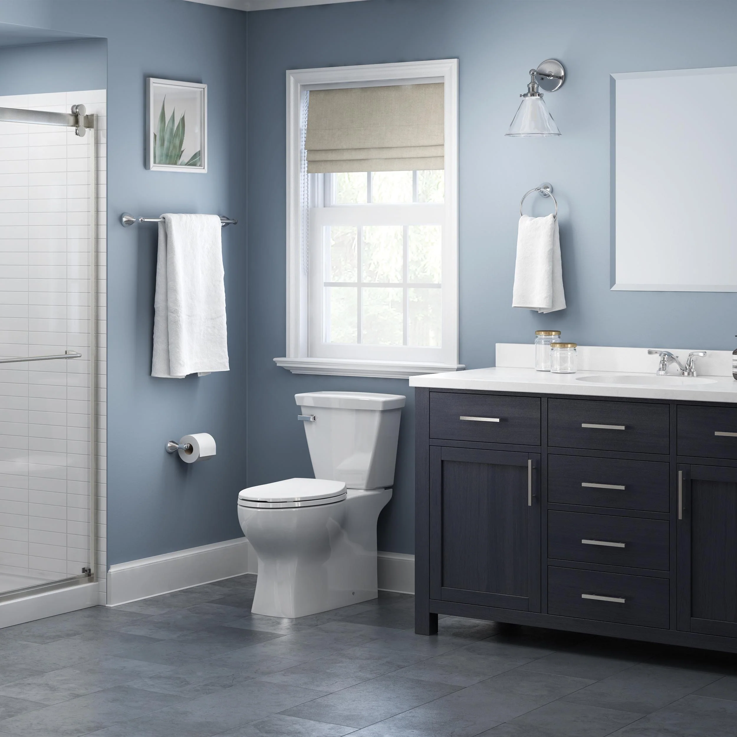 Delta 3-Piece Foundations Polished Chrome Decorative Bathroom Hardware Set - Image 4
