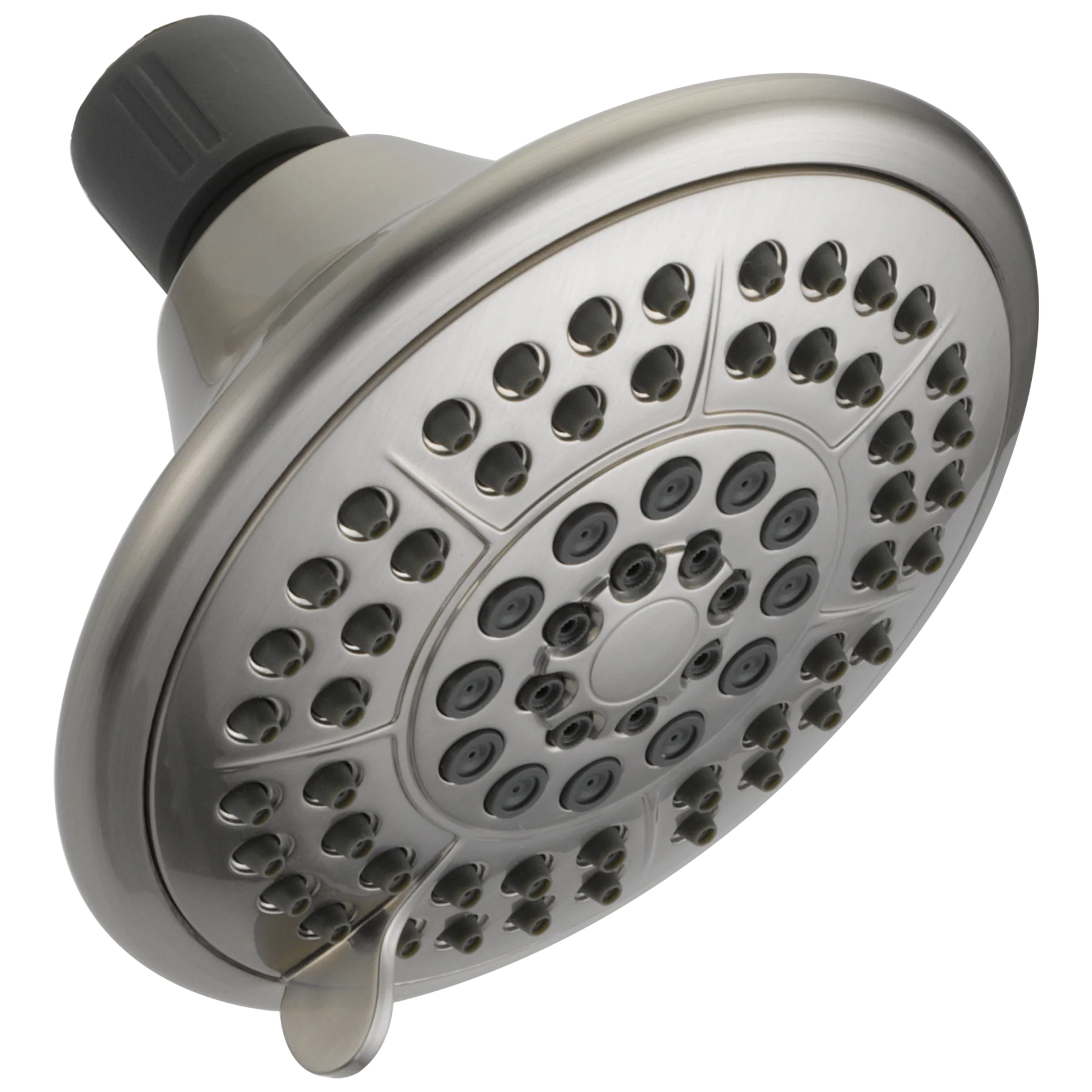 Delta 5-Spray 5 in. Fixed Shower Head with Pause, SpotShield Brushed Nickel
