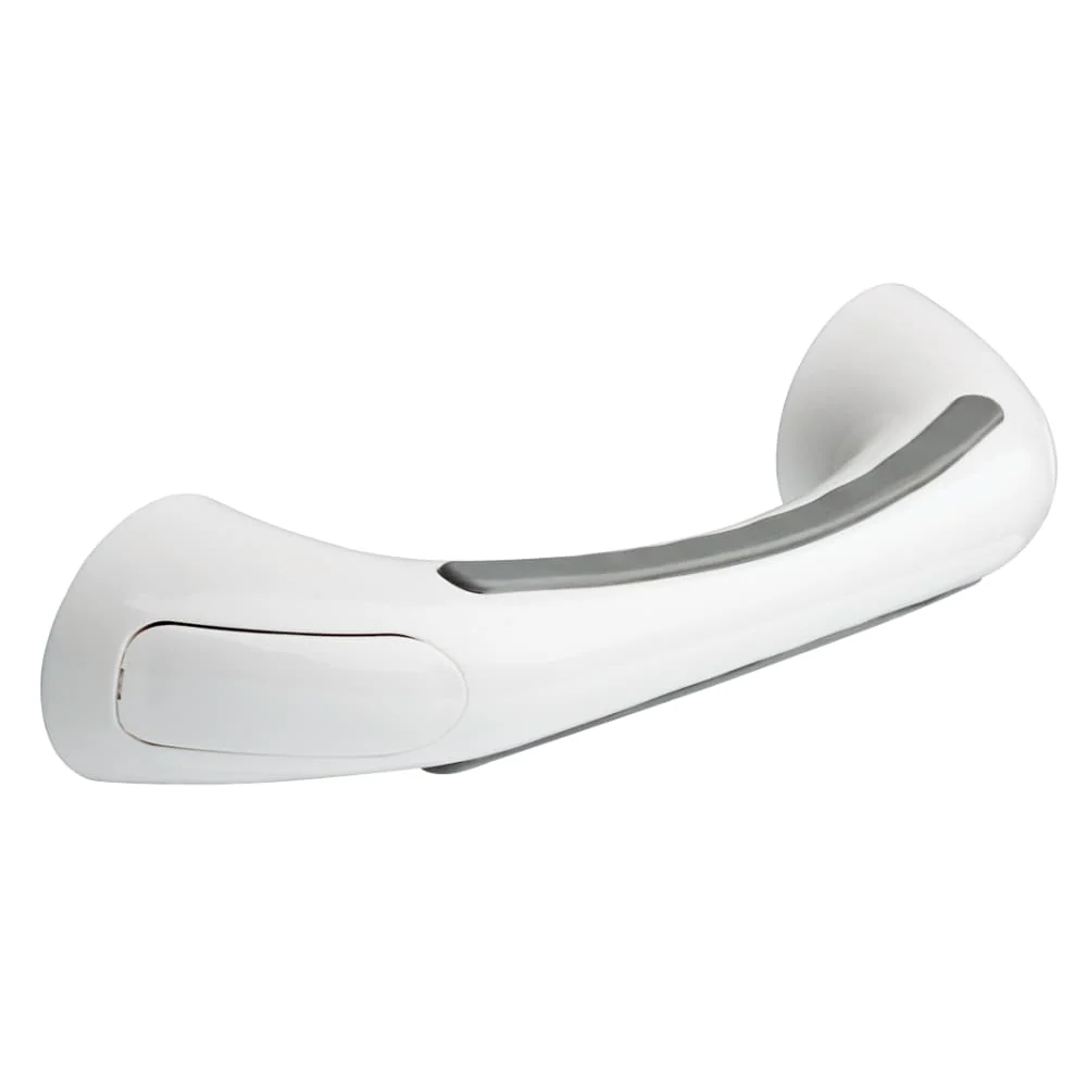 Delta 500 Series 9-in White Wall Mount Grab Bar