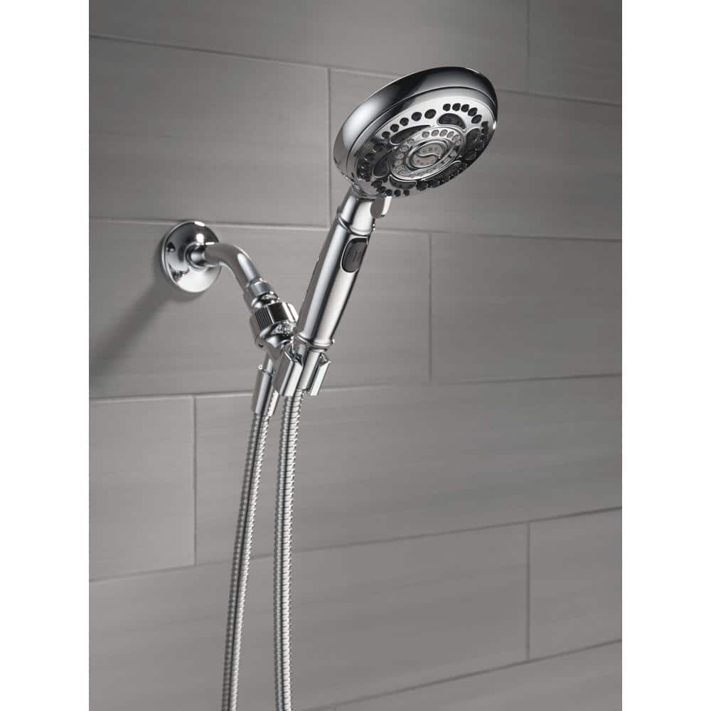 Delta 7-Spray 4.8 in. Single Wall-Mount Handheld Shower Head, Chrome - Image 6