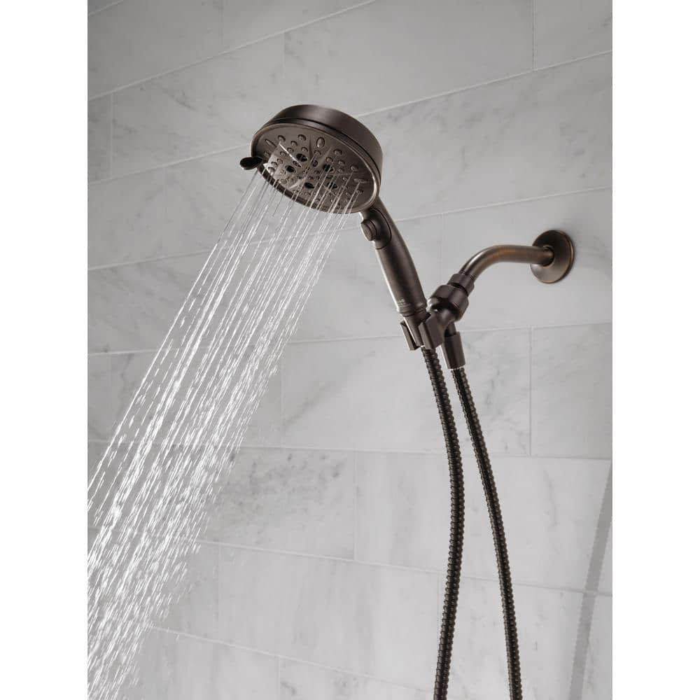 Delta 7-Spray 5 in. Single Wall-Mount Handheld Shower Head, SpotShield Venetian Bronze - Image 4