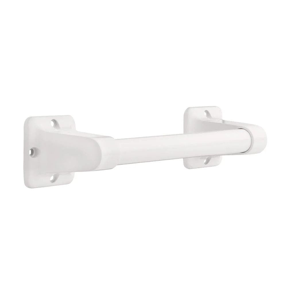 DELTA 9-in White Wall Mount ADA Compliant Grab Bar, 300-lb Capacity