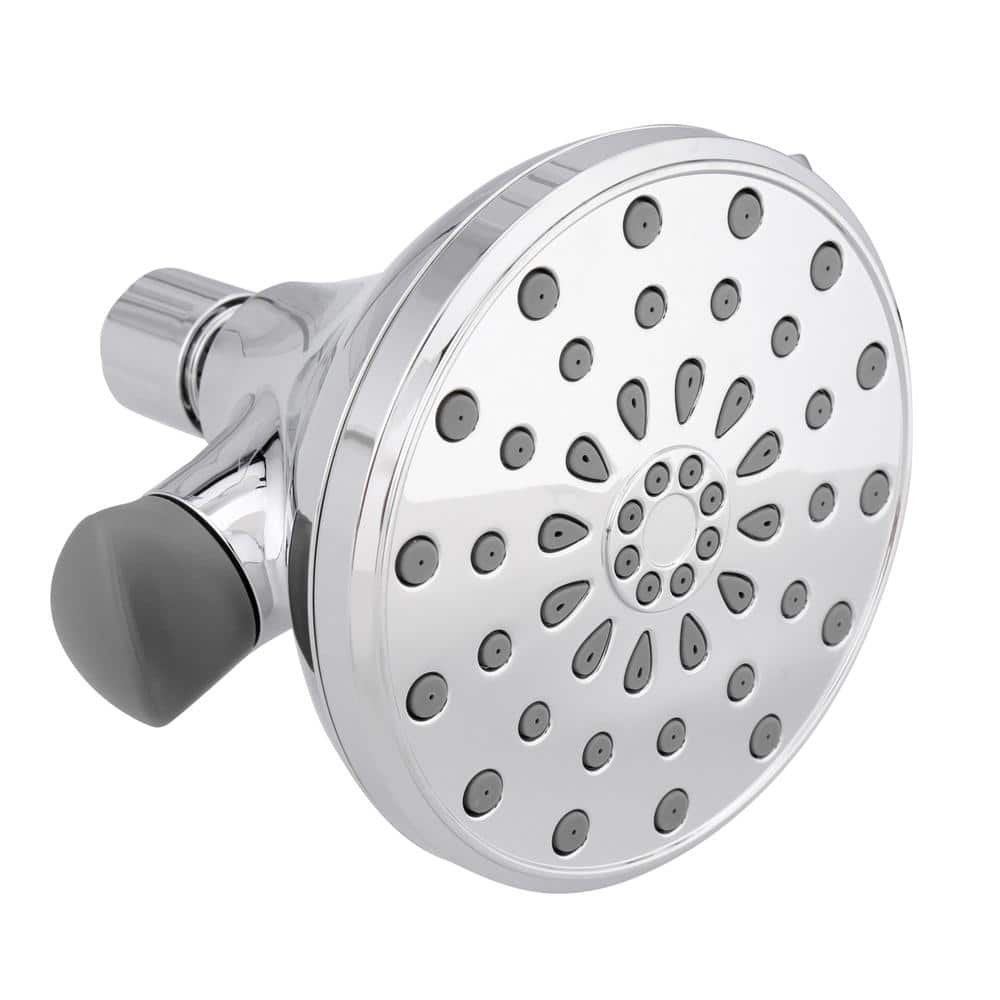 Delta ActivTouch 9-Spray 3.7 in. Dual Wall Mount Fixed and Handheld Shower Head in Stainless - Image 3