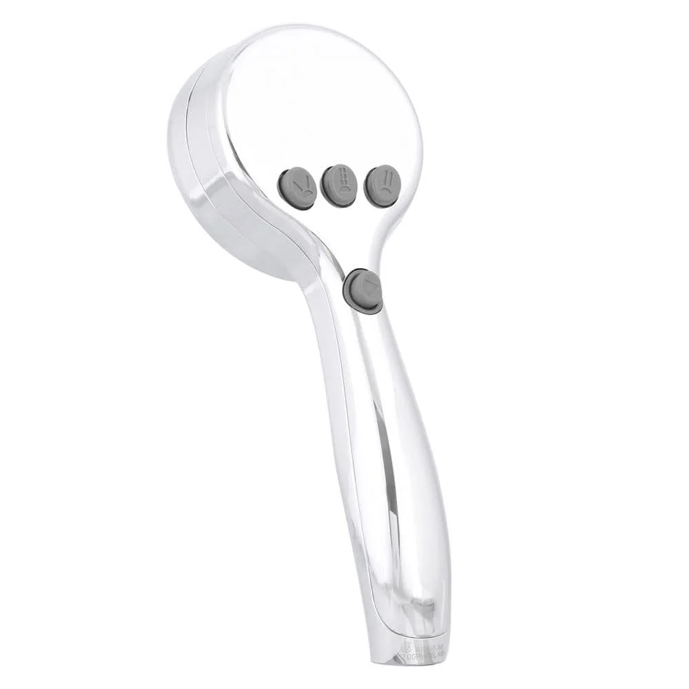 Delta ActivTouch 9-Spray 3.7 in. Dual Wall Mount Fixed and Handheld Shower Head in Stainless - Image 4