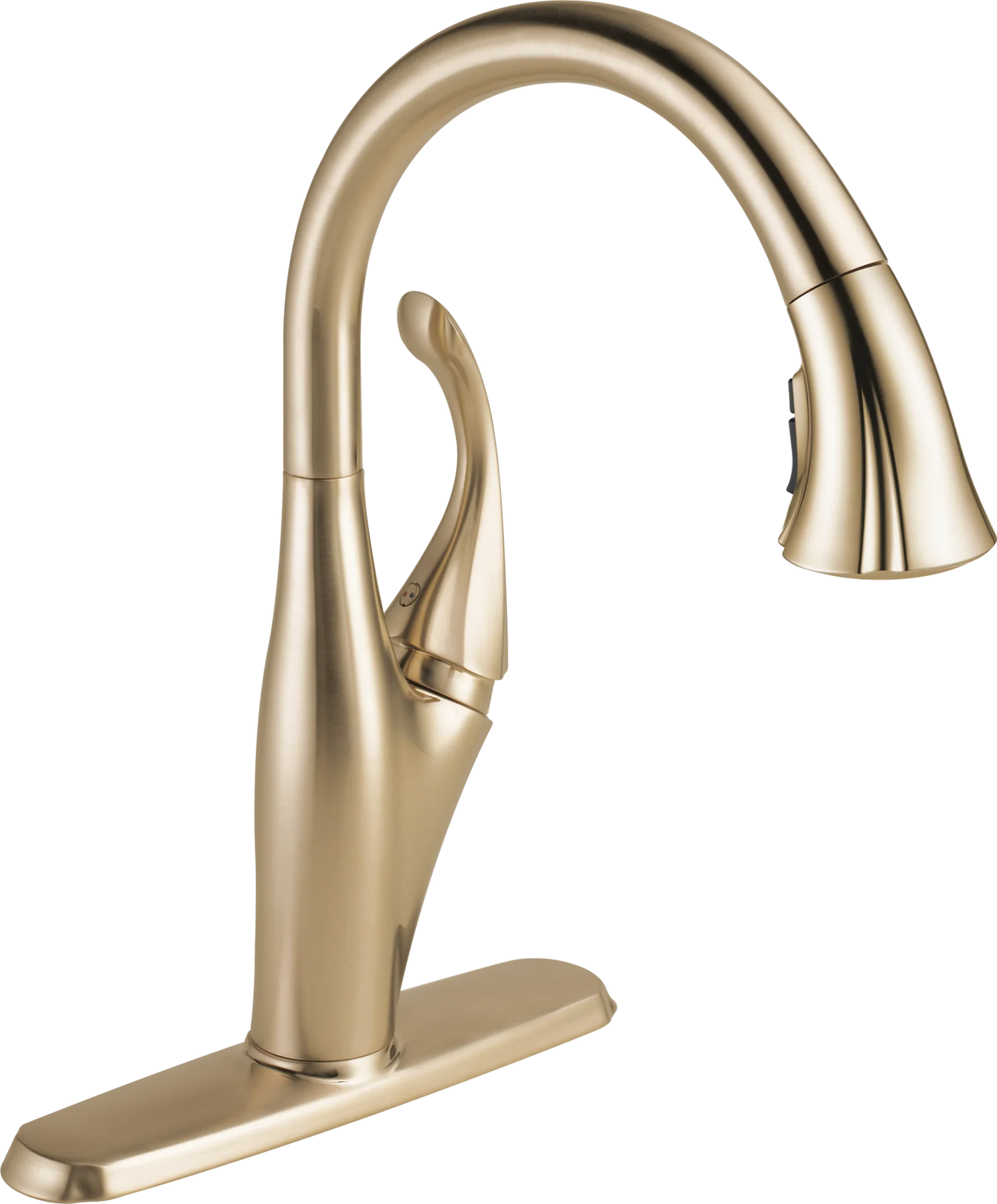 Delta Addison Single-Handle Pull-Down Kitchen Faucet with MagnaTite Docking, Champagne Bronze (Model 9192-CZ-DST) - Image 3