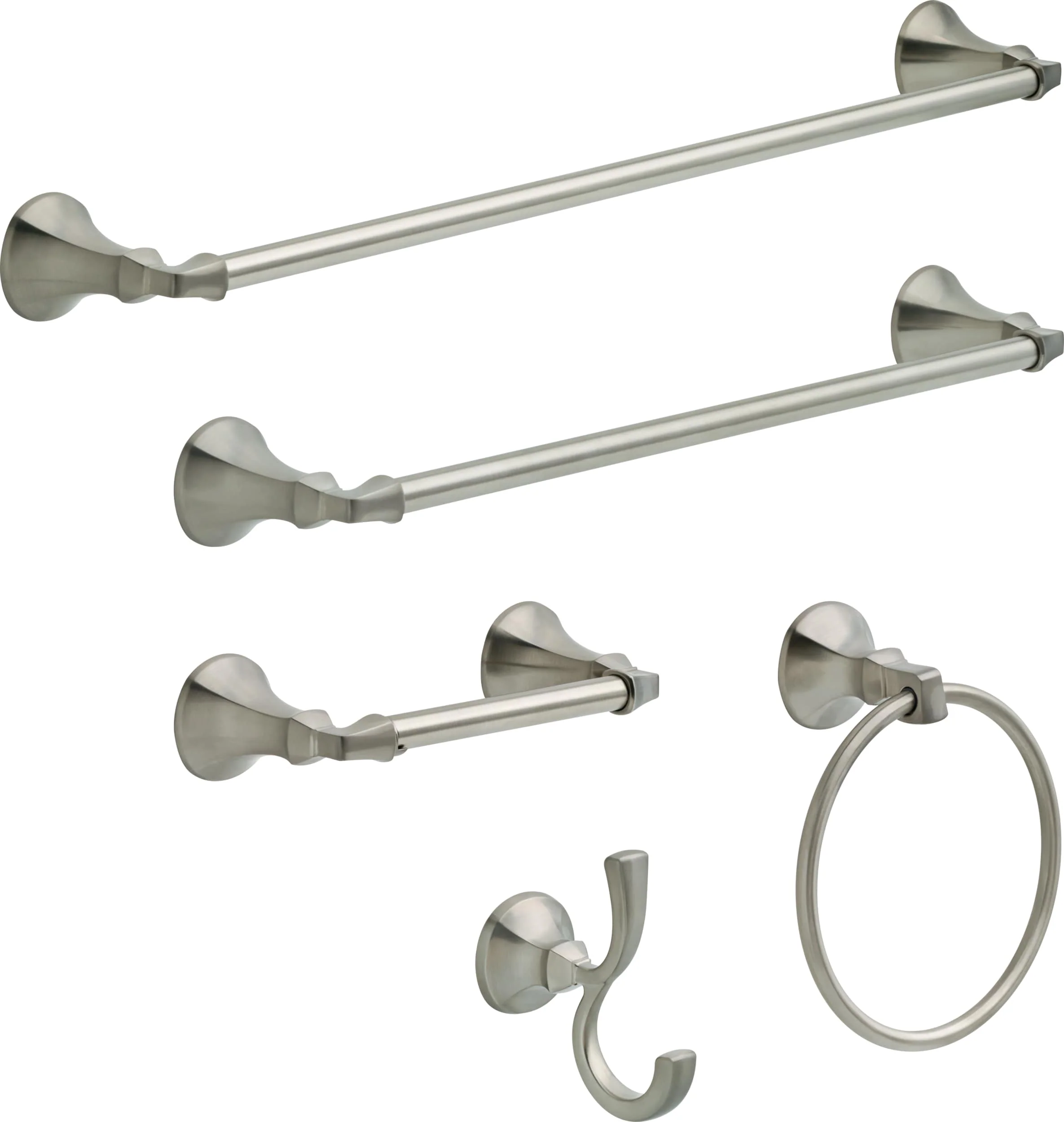 Delta Ashlyn Brilliance Stainless Steel Wall Mount Towel Ring - Image 3
