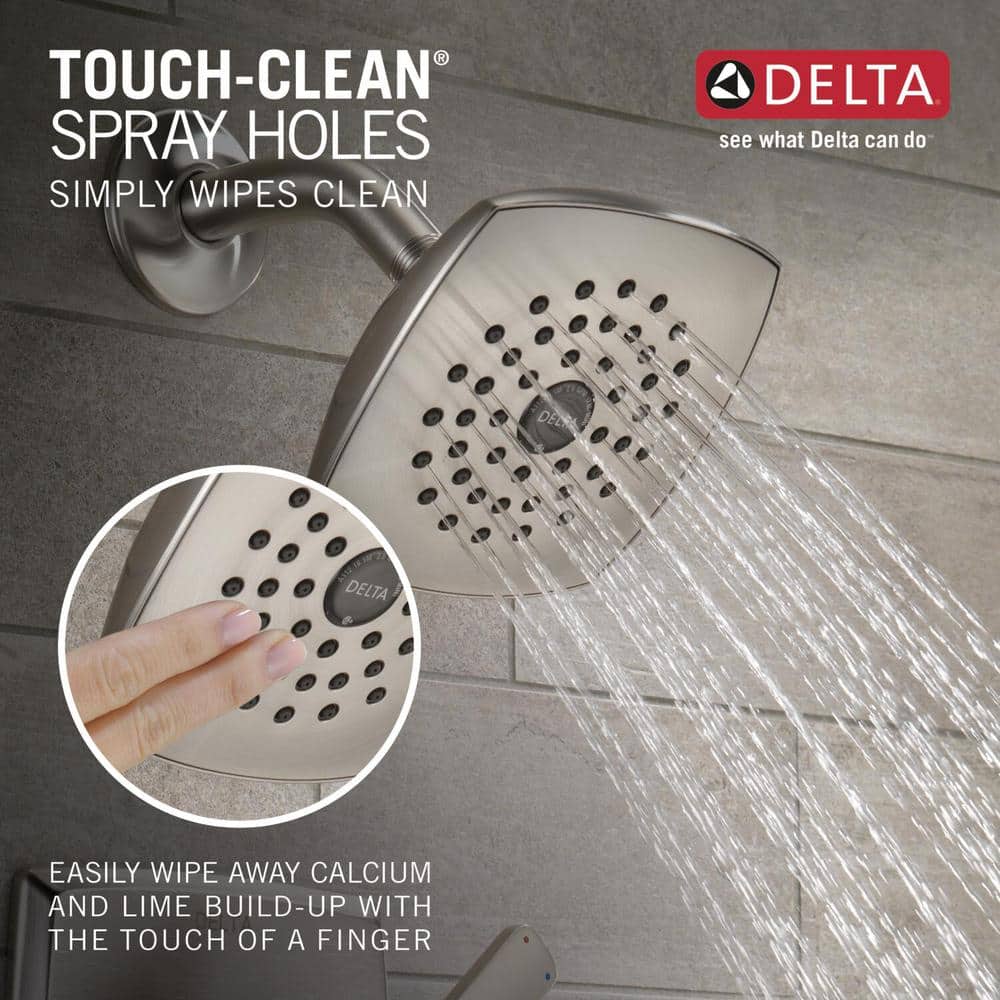 Delta Ashlyn Stainless 1-Handle Shower Faucet Trim Kit (Valve Not Included) - Image 4