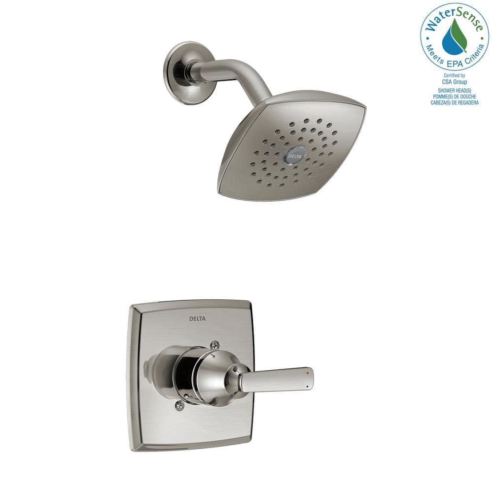 Delta Ashlyn Stainless 1-Handle Shower Faucet Trim Kit (Valve Not Included) - Image 7