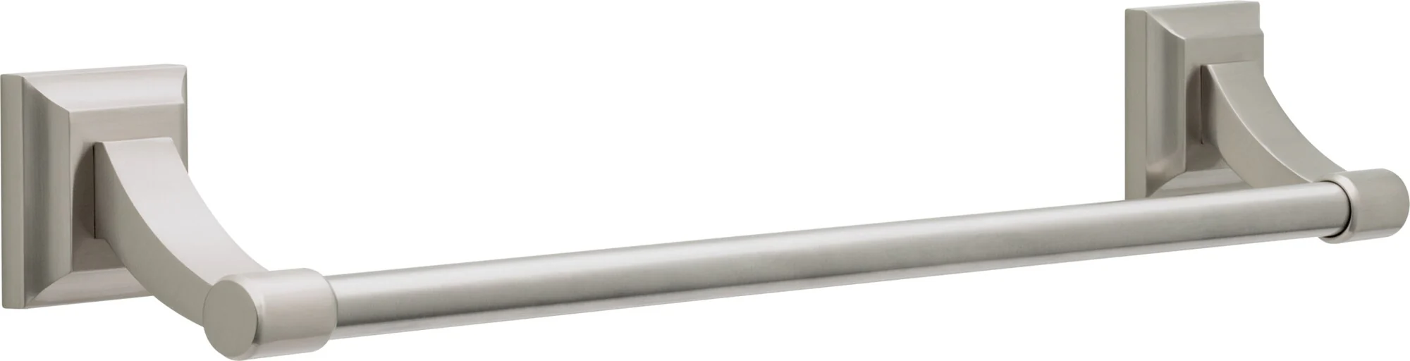 Delta Bellamy 3‑Piece SpotShield Brushed Nickel Decorative Bathroom Hardware Set (18–24 in Towel Bar, Toilet Paper Holder, Towel Ring) - Image 2