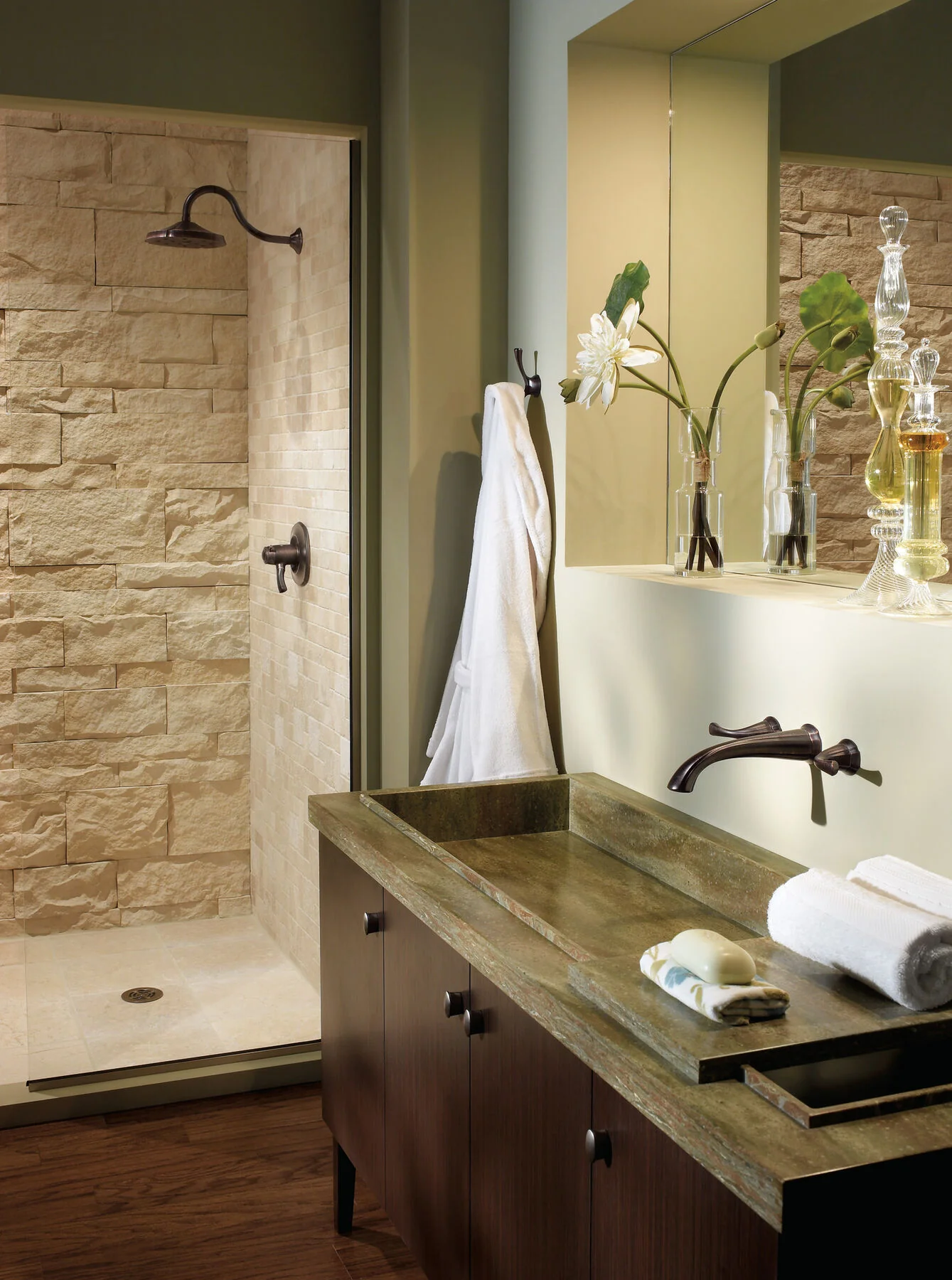 Delta Cassidy 2-Hook Venetian Bronze Towel Hook - Image 3