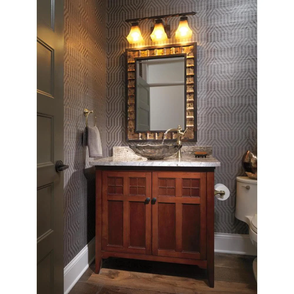 Delta Cassidy 30-in Champagne Bronze Wall Mount Single Towel Bar - Image 3